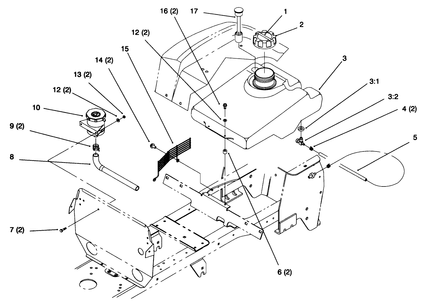 Fuel Tank And Hydro Reservoir