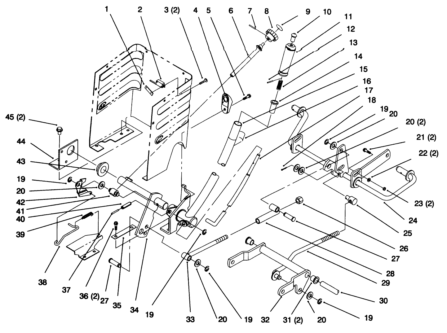 Lift Lever And Height Of Cut