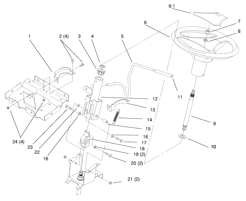 Steering Wheel And Tilt