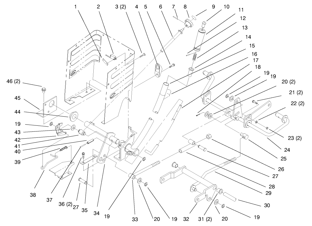 Lift Lever And Height Of Cut