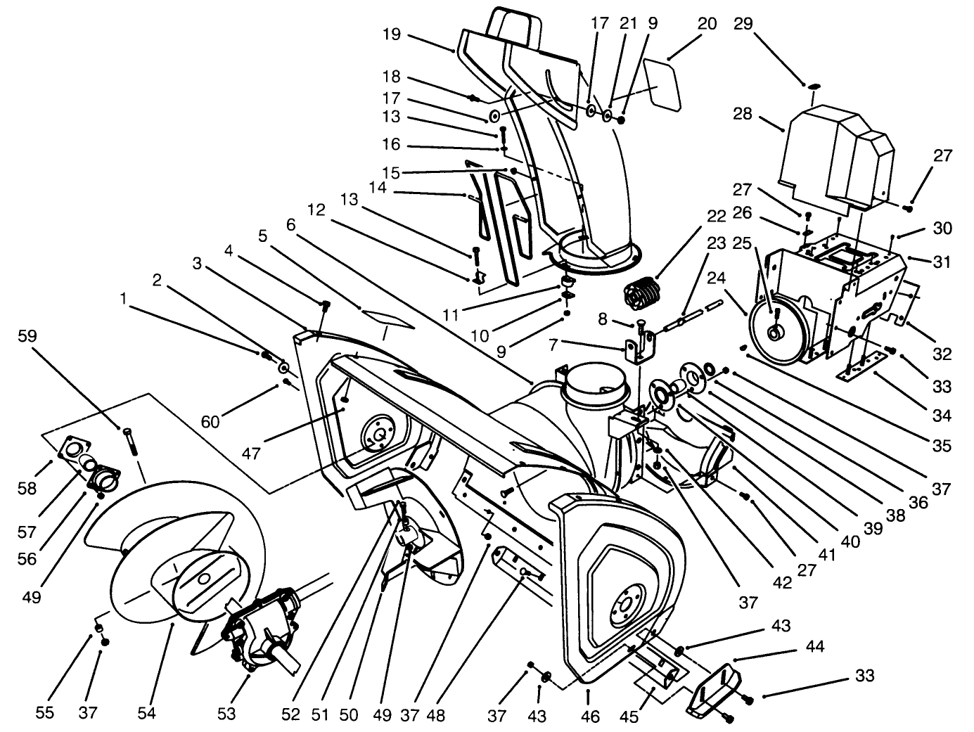 Housing & Chute Assembly