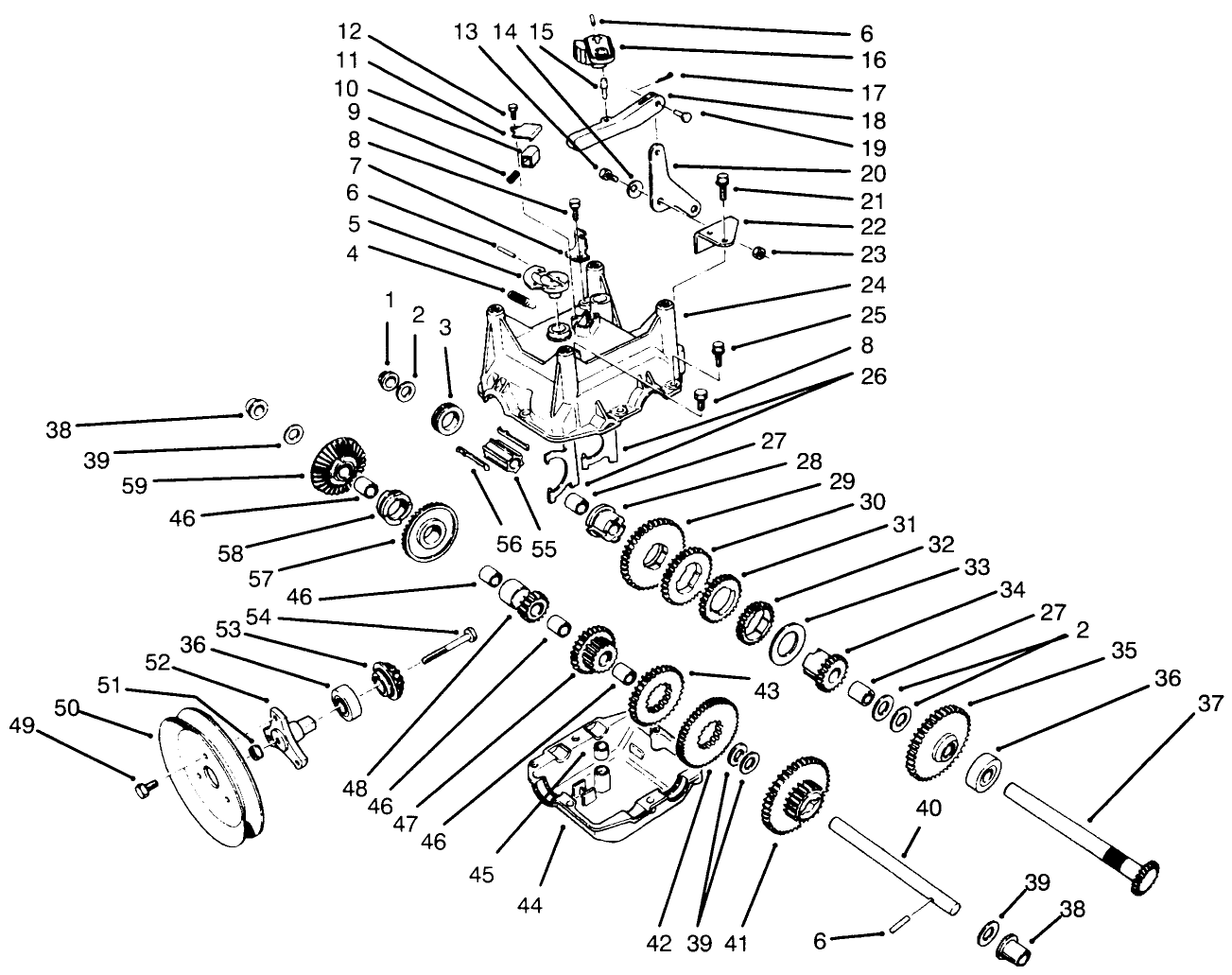 Transmission Assembly No. 66-8030