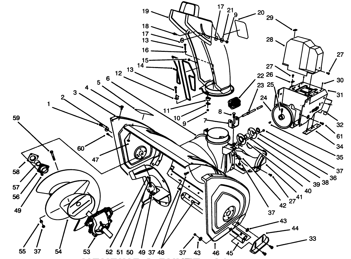 Housing & Chute Assembly