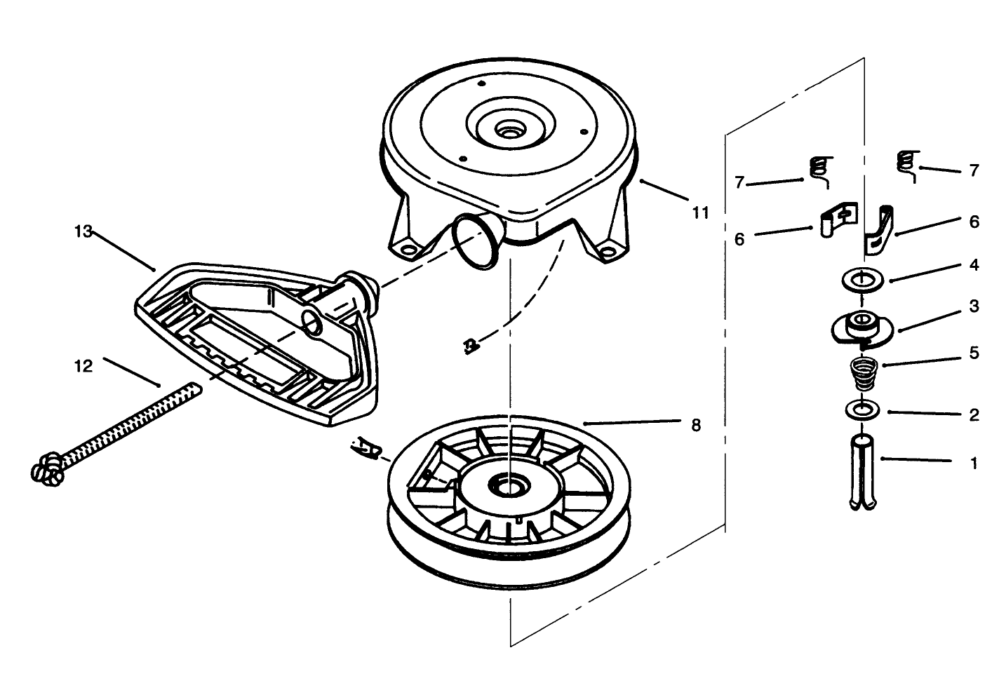 Rewind Starter No. 590672