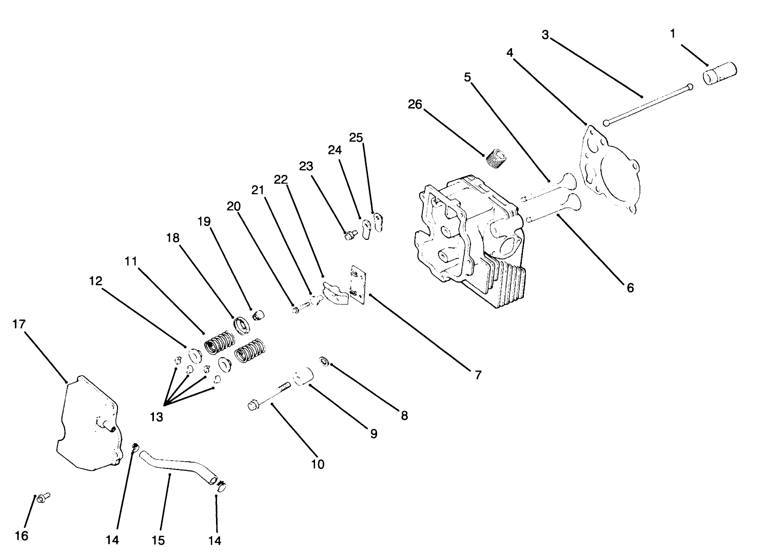 Cylinder Head, Valve & Breather