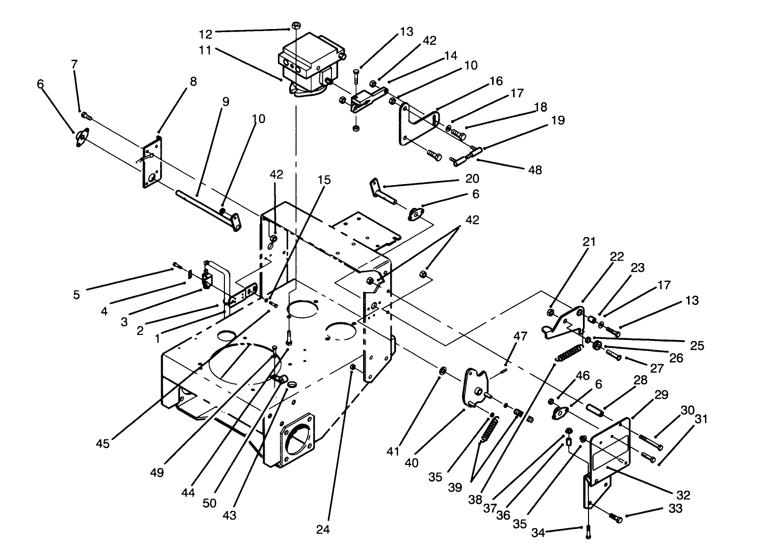 Hydraulic Pump & Linkage Assembly