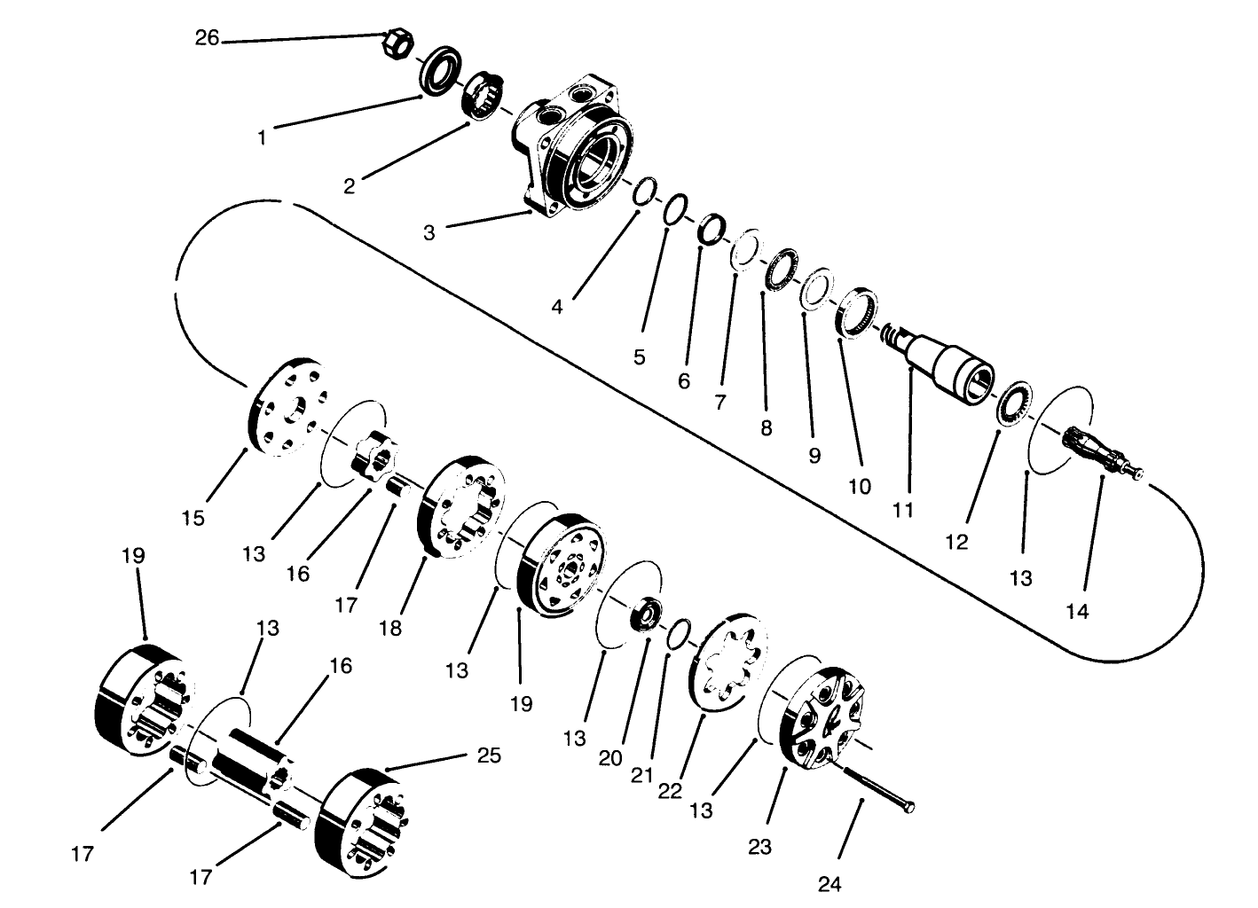 Traction Drive Motor (torqumotor)