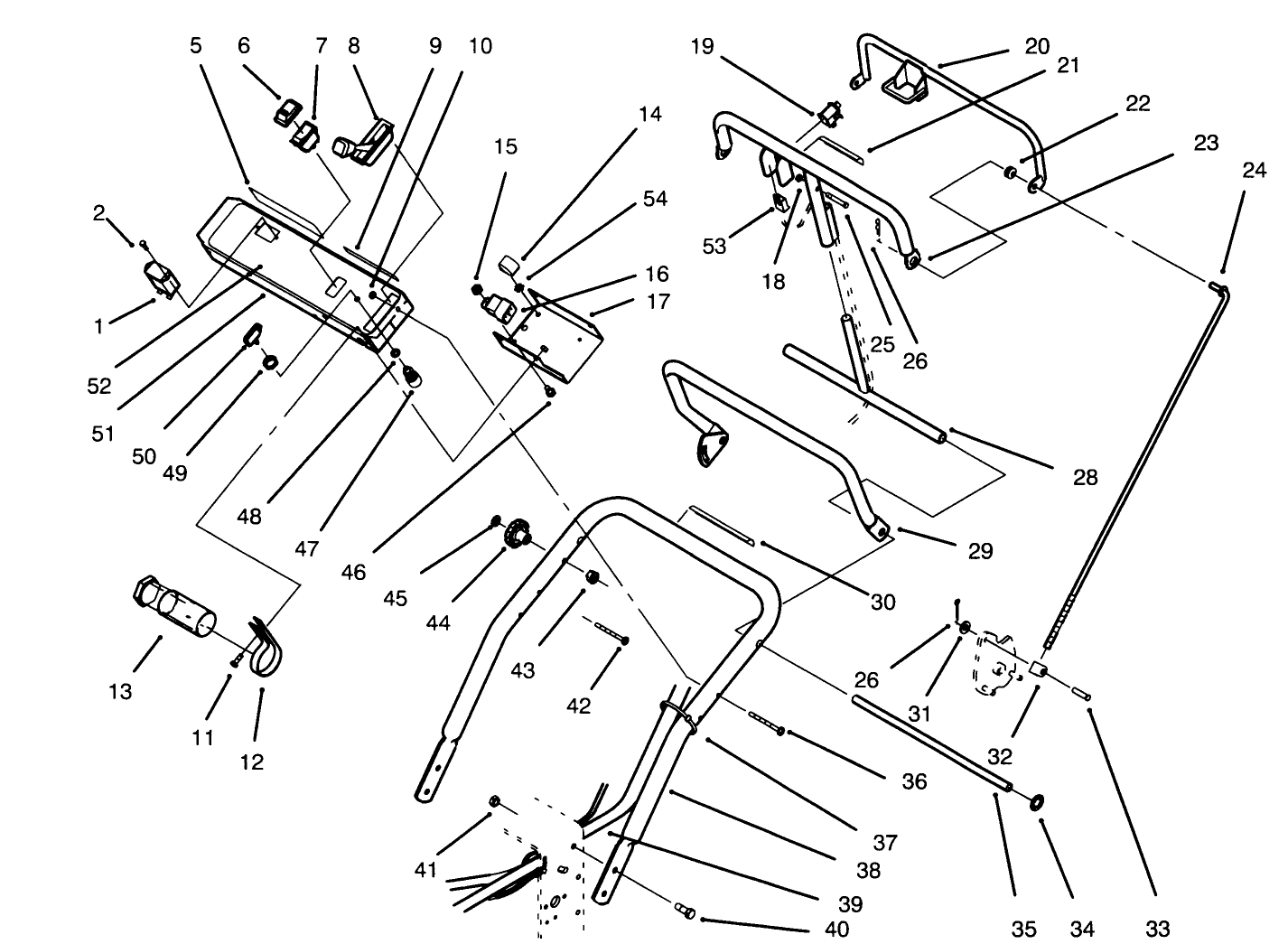 Handle/control Panel Assembly