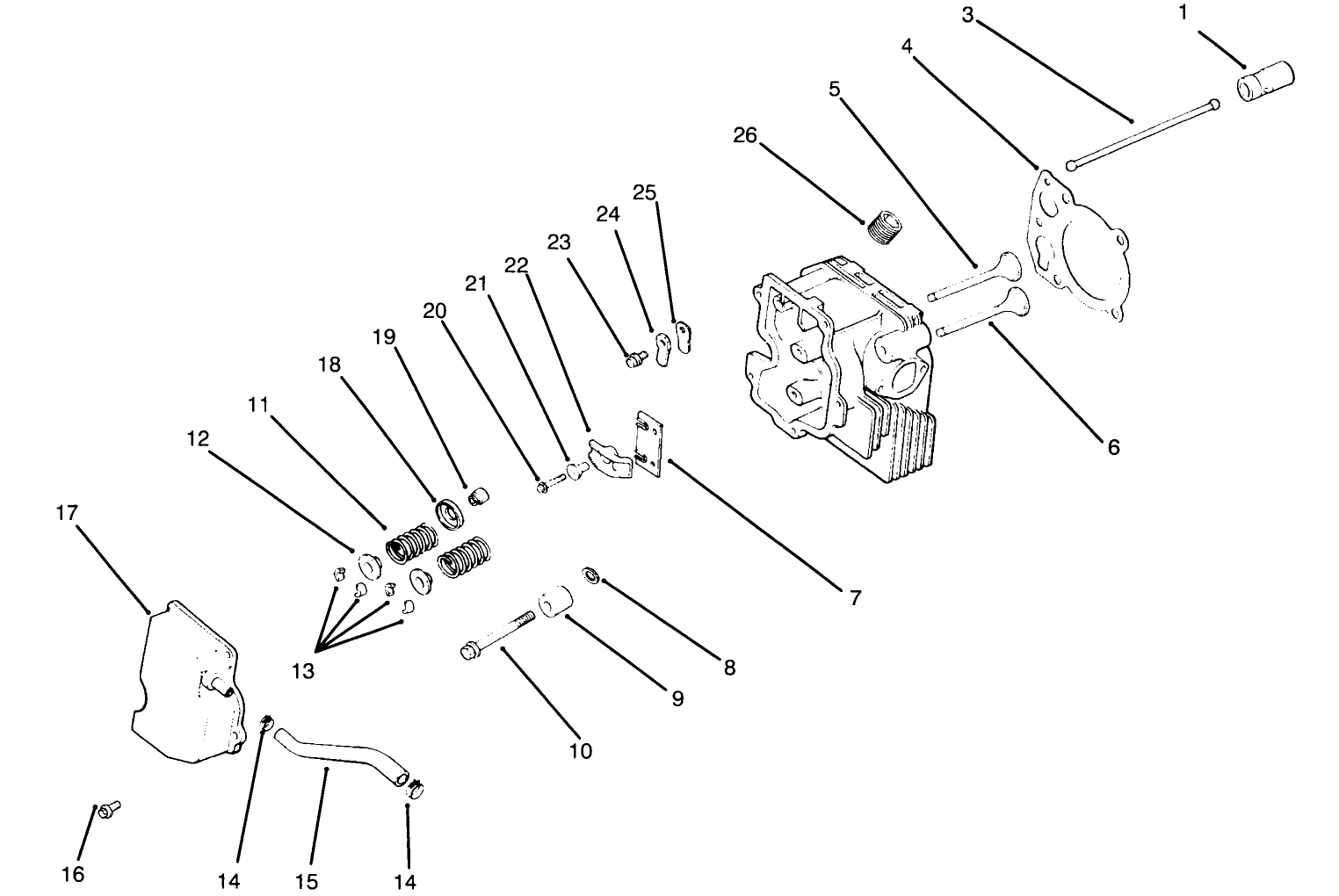 Cylinder Head, Valve & Breather