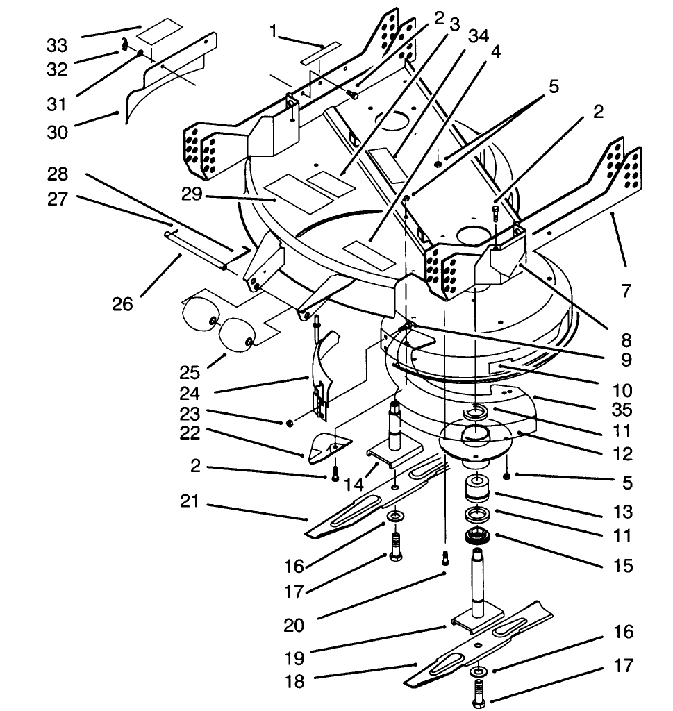Deck & Spindle Assembly