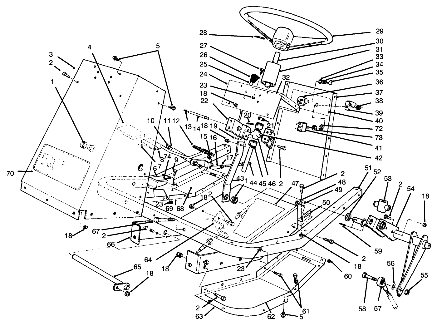 Frame & Steering Assembly