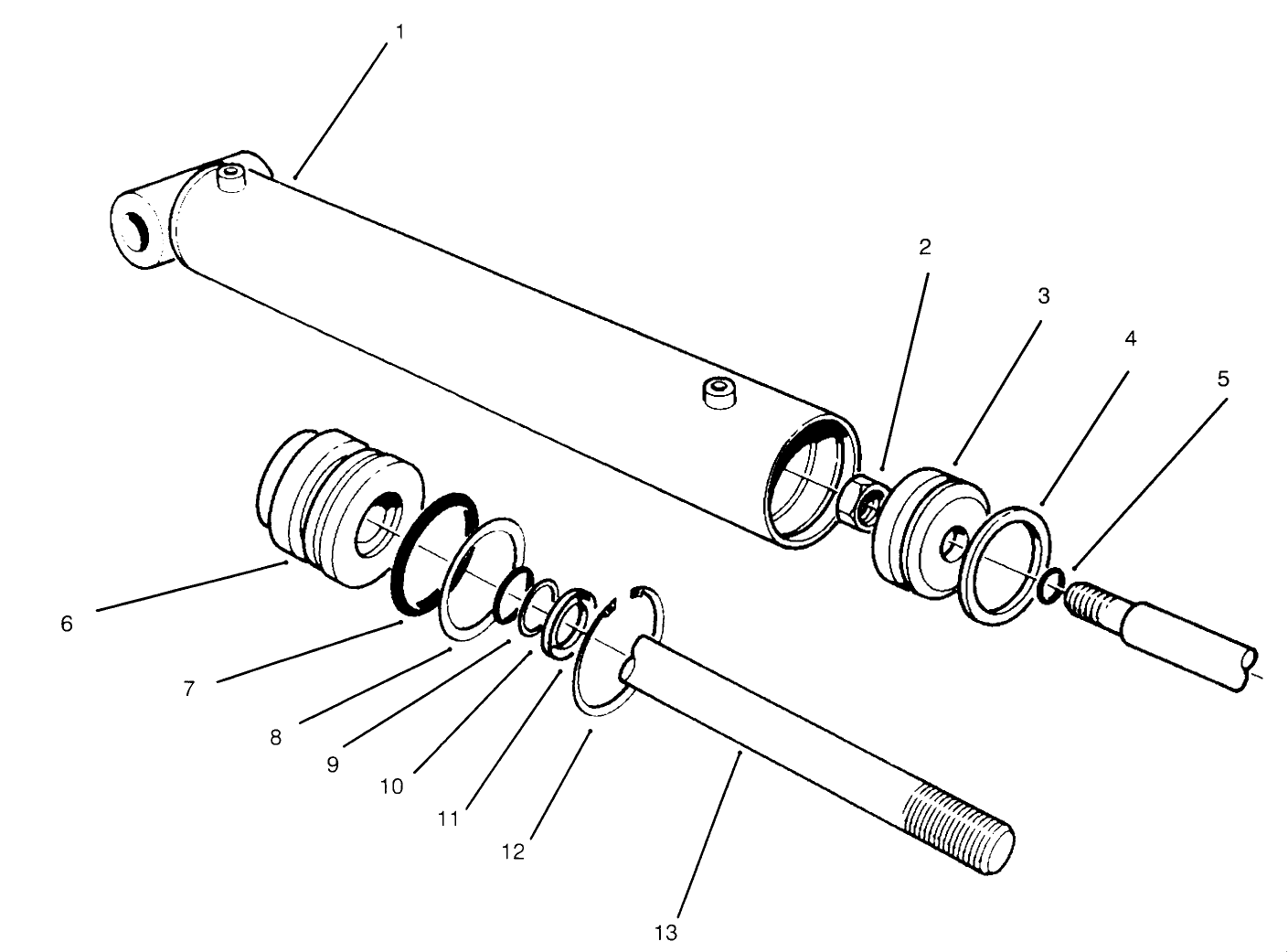 Hydraulic Llft Cylinder No. 54-0150