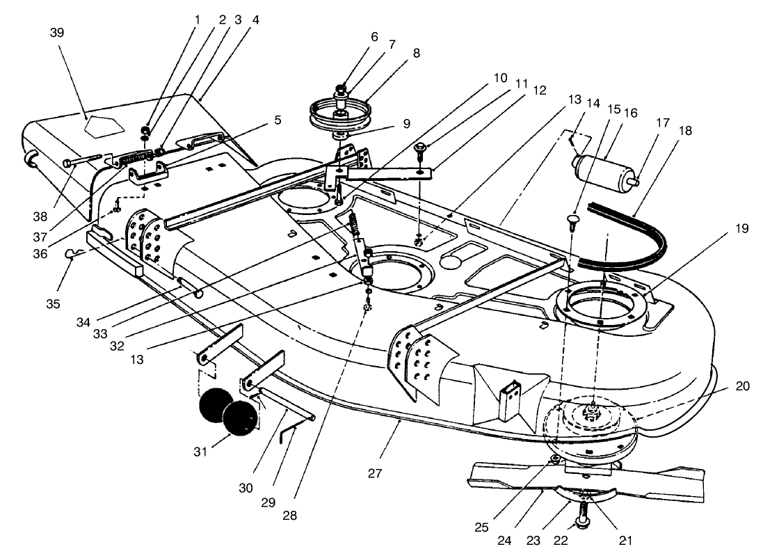 Deck & Spindle Assembly(continued)