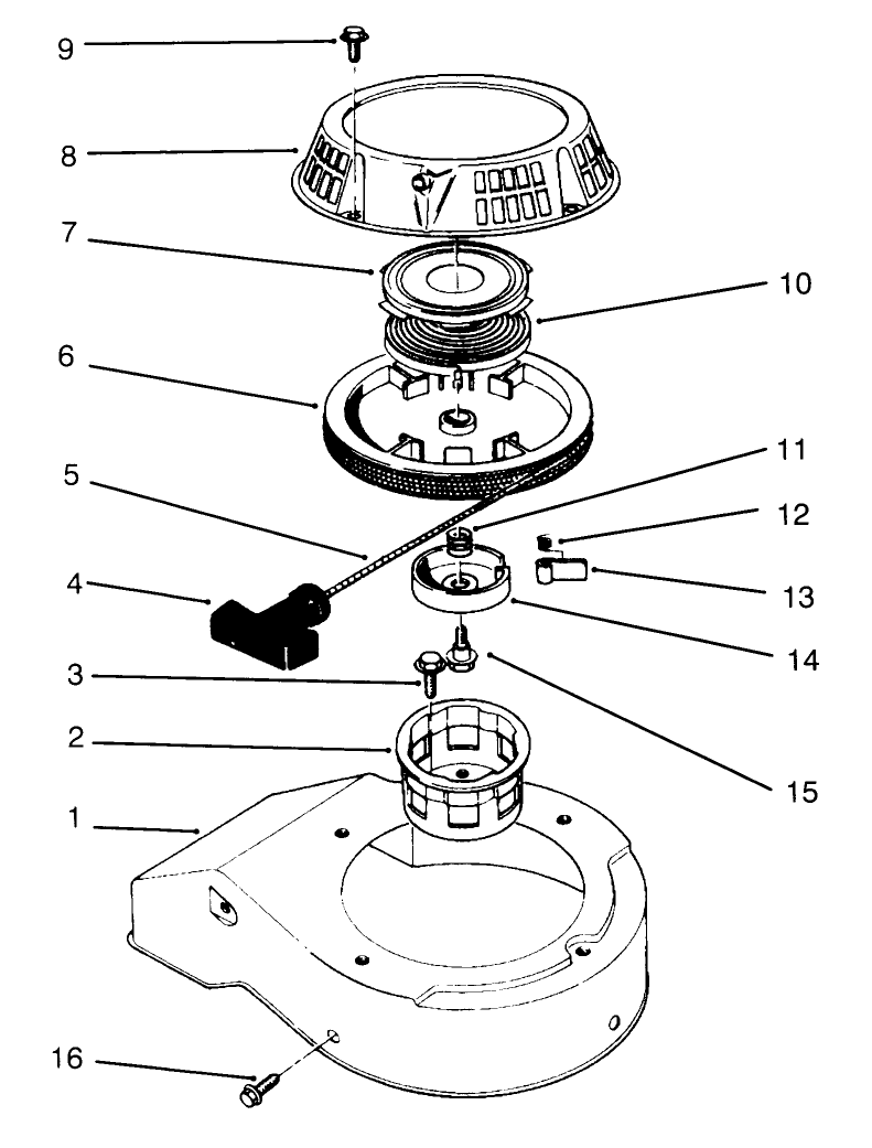 Recoil Assembly (model No. 47ps5-3)