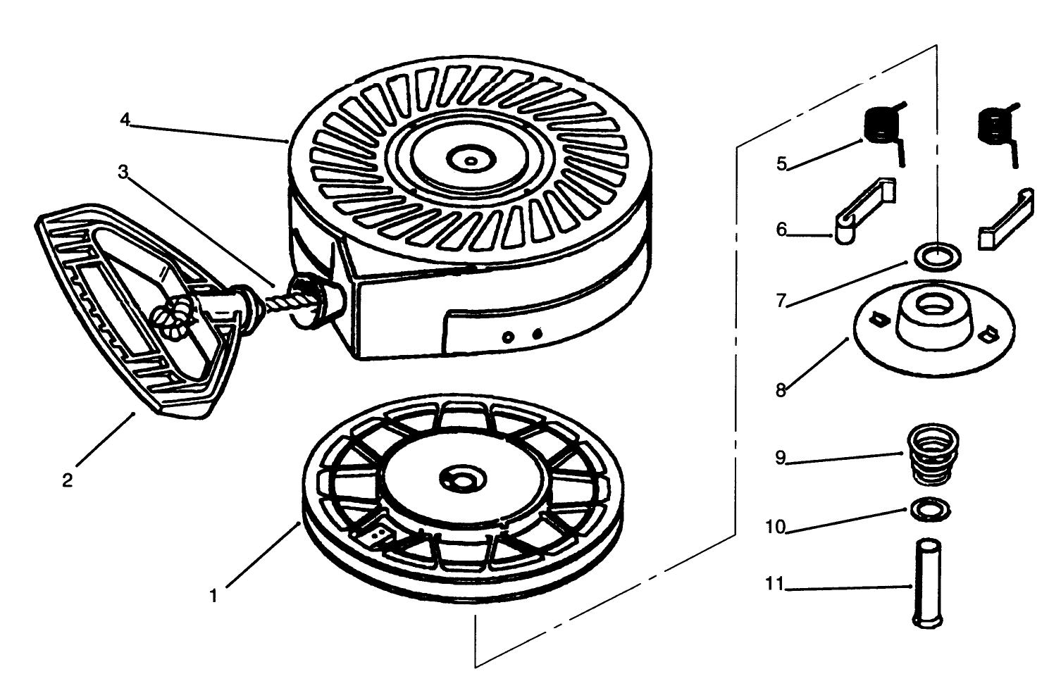 Rewind Starter No. 590707
