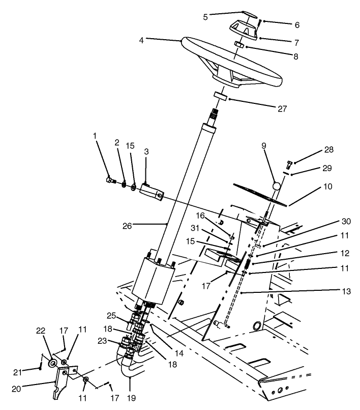 STEERING TOWER ASSEMBLY