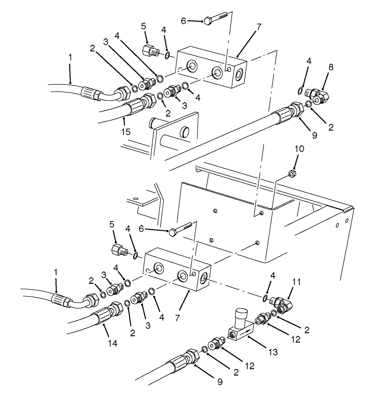 REAR HYDRAULIC MANIFOLDS