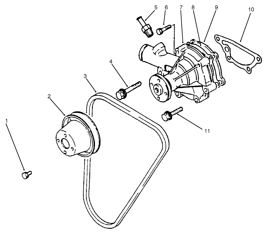 WATER PUMP ASSEMBLY