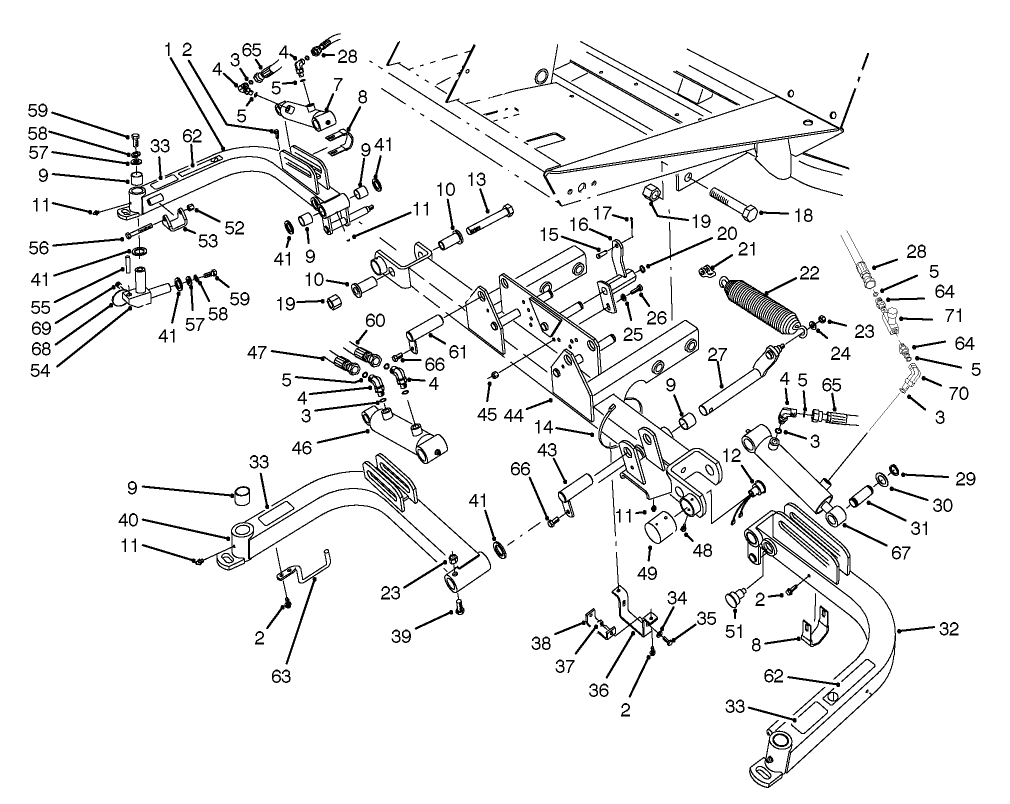 FRONT LIFT ARMS ASSEMBLY