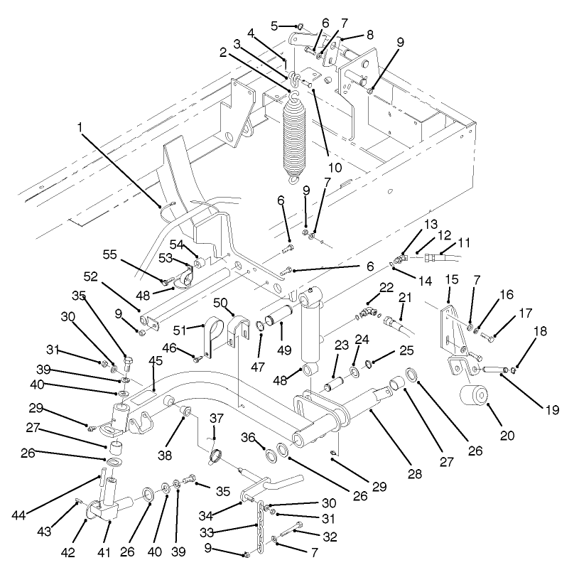 REAR LIFT ARMS ASSEMBLY