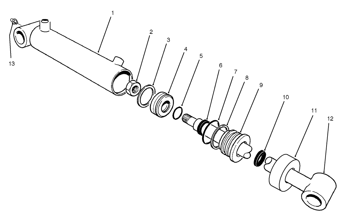 HYDRAULIC CYLINDER NO. 93-7551