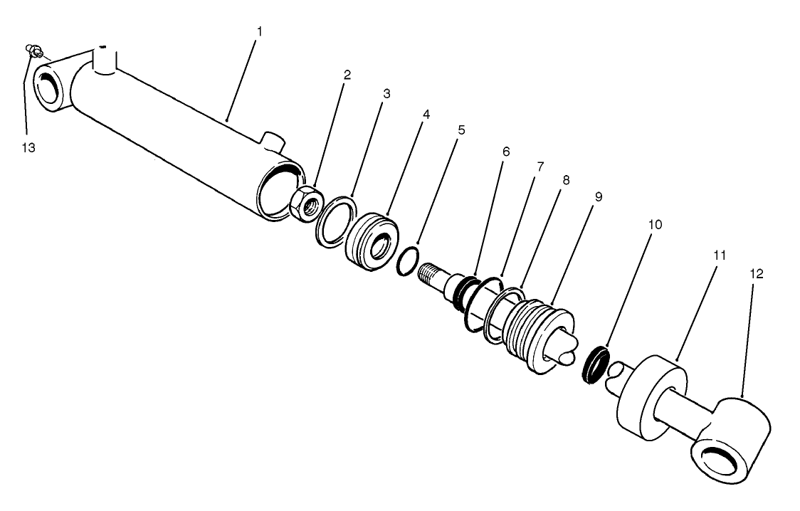 HYDRAULIC CYLINDER NO. 93-7550