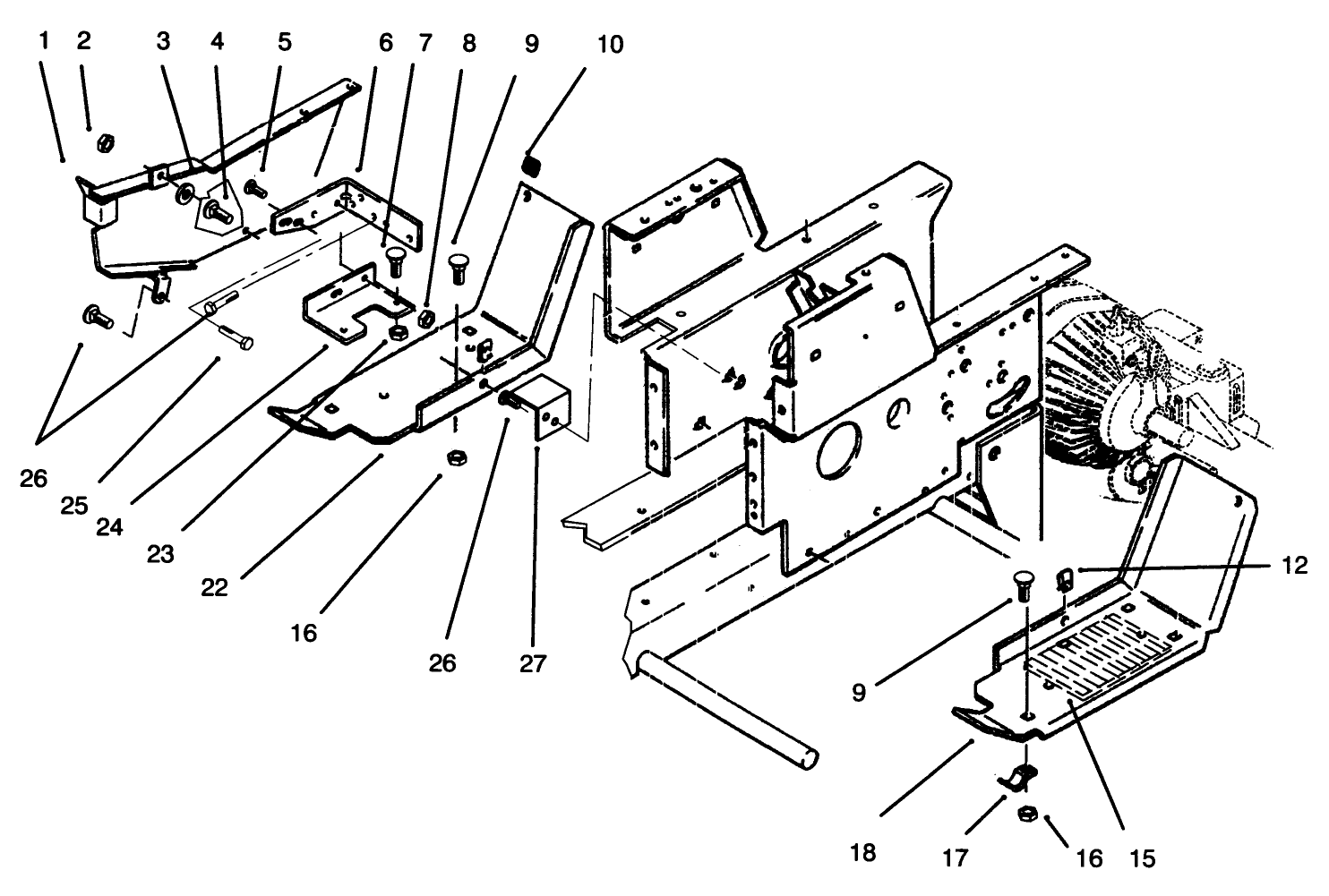 Belt Guard & Footrests