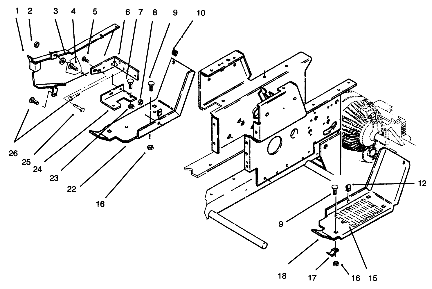 Belt Guard & Footrests