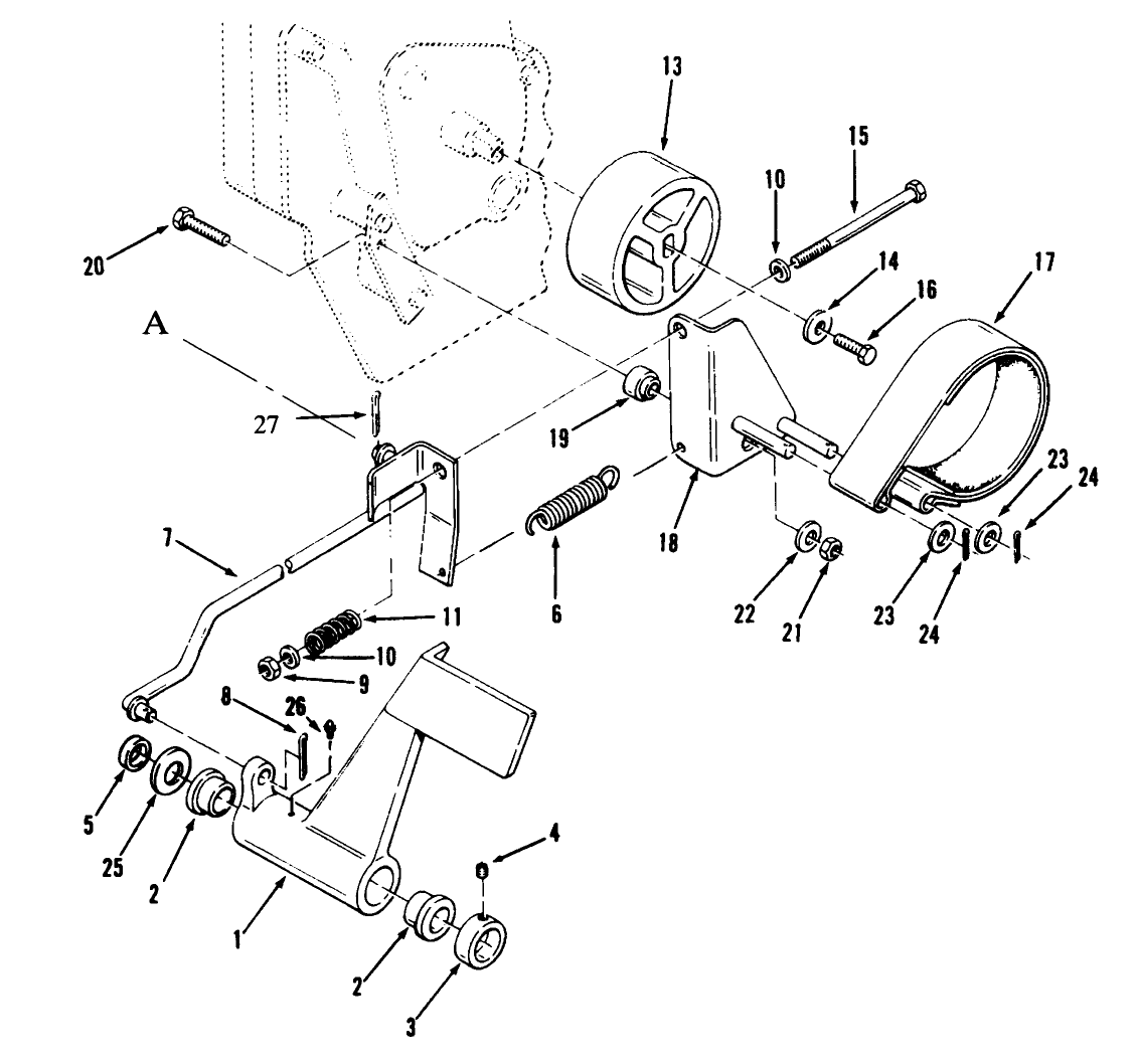 Clutch, Brake And Speed Control Linkage