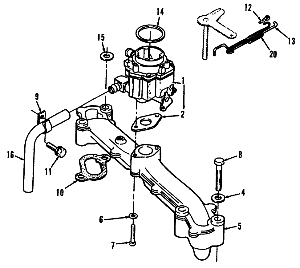 Intake Manifold And Carburetor