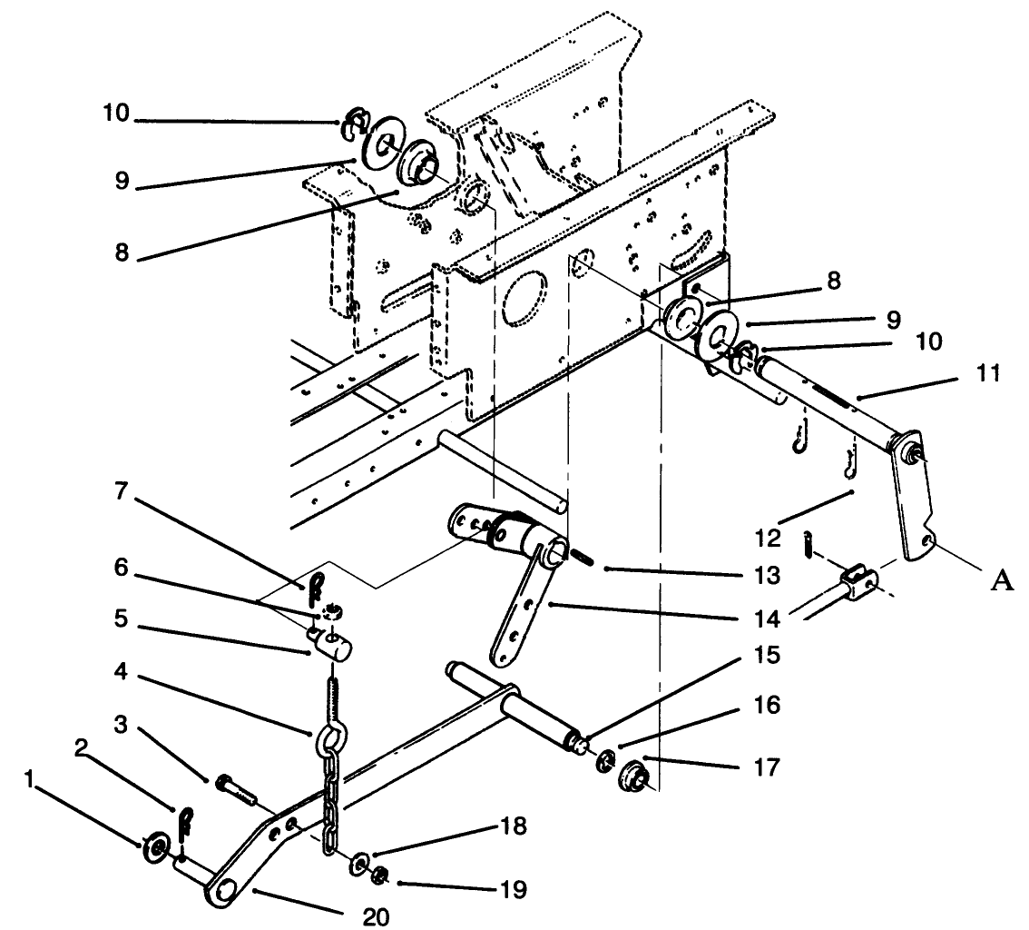 Hydrostatic Lift Linkage