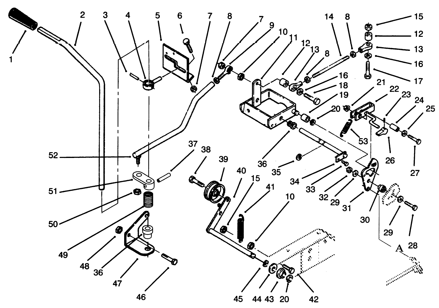 Clutch, Brake And Motion Control Linkage