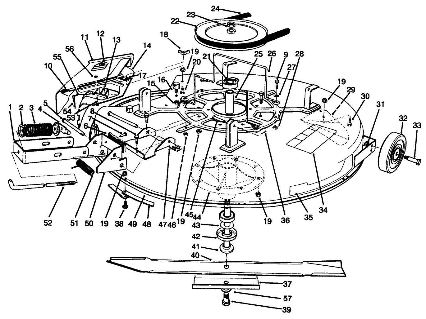 Mower Assembly-Recycler