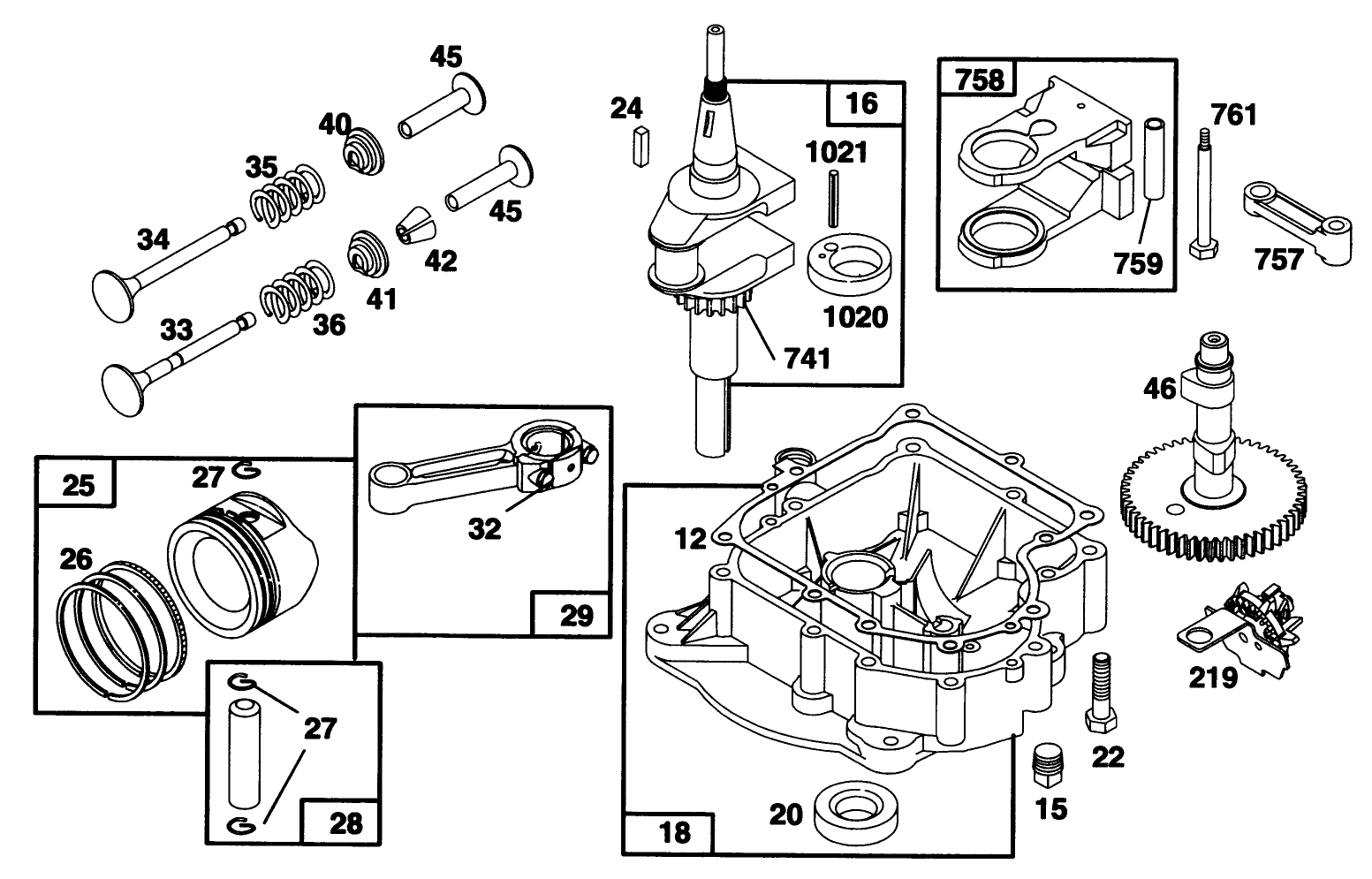 Engine Briggs & Stratton Model 28b707-0126-01