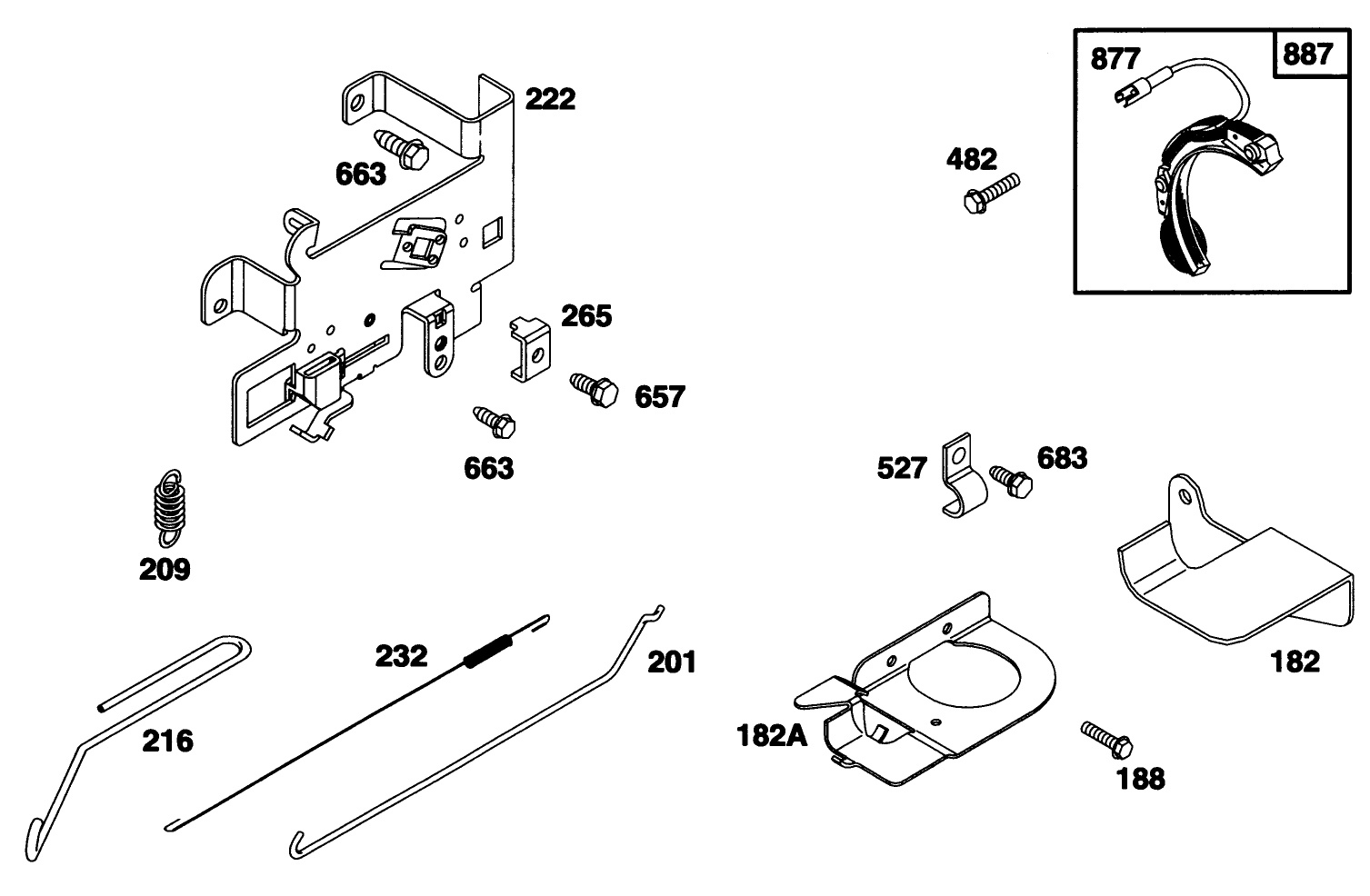 Engine Briggs & Stratton Model 28b707-0126-01