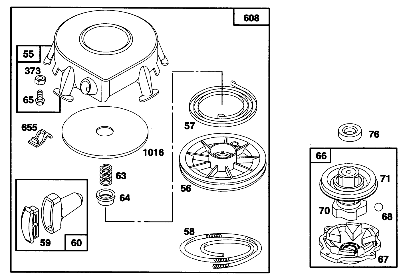 Engine Briggs & Stratton Model 28b707-0126-01