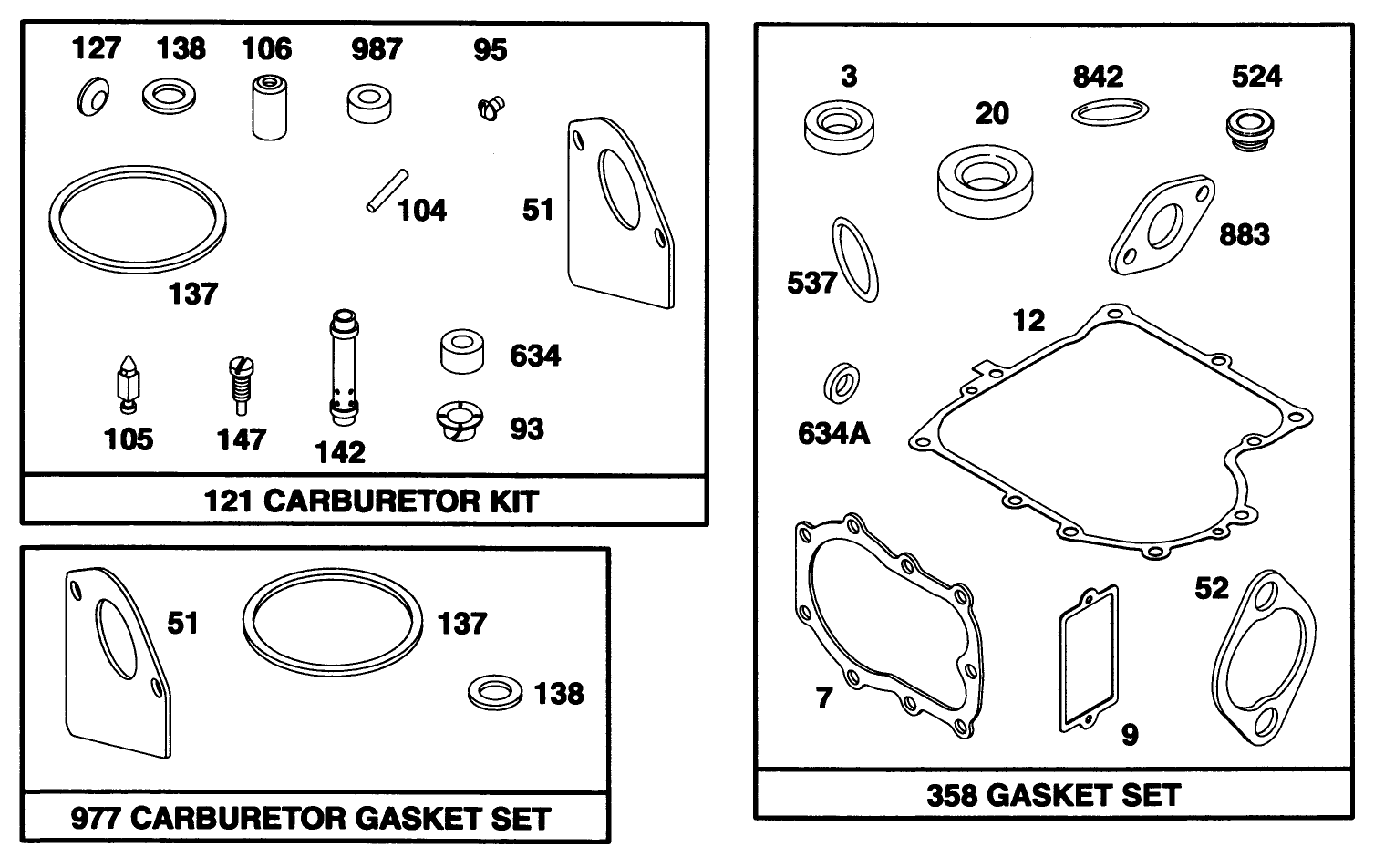 Engine Briggs & Stratton Model 28b707-0126-01