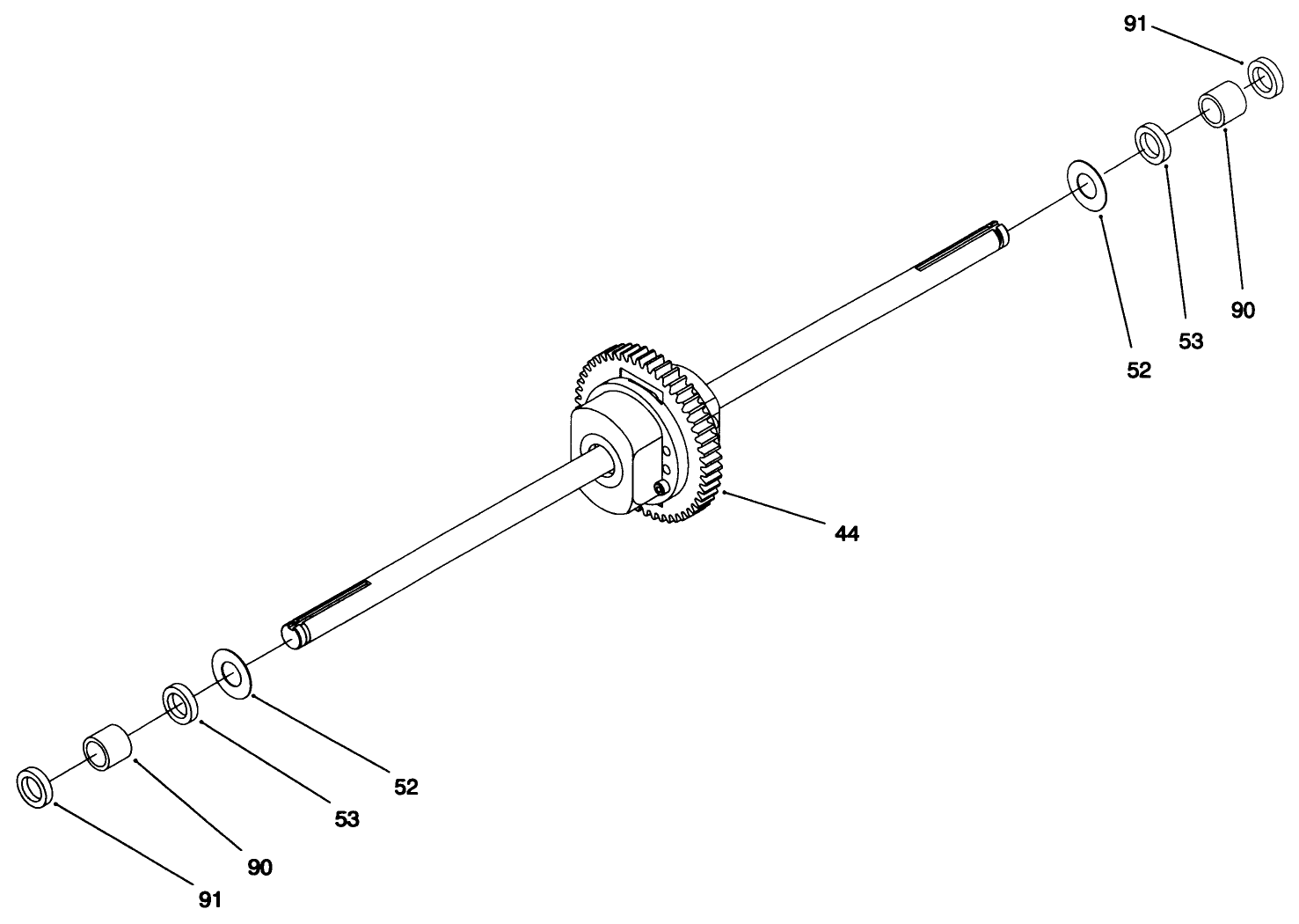 Hydro Transaxle Assembly (continued)