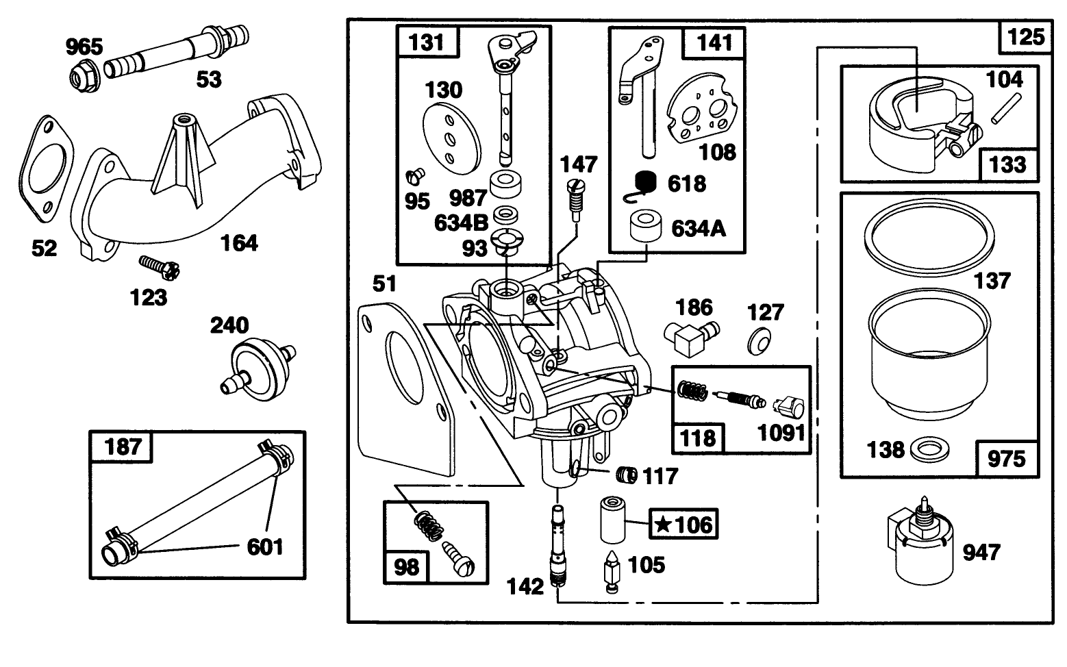 Engine Briggs & Stratton Model 28q777-0668-A1