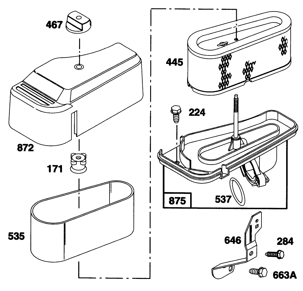 Engine Briggs & Stratton Model 28q777-0668-A1