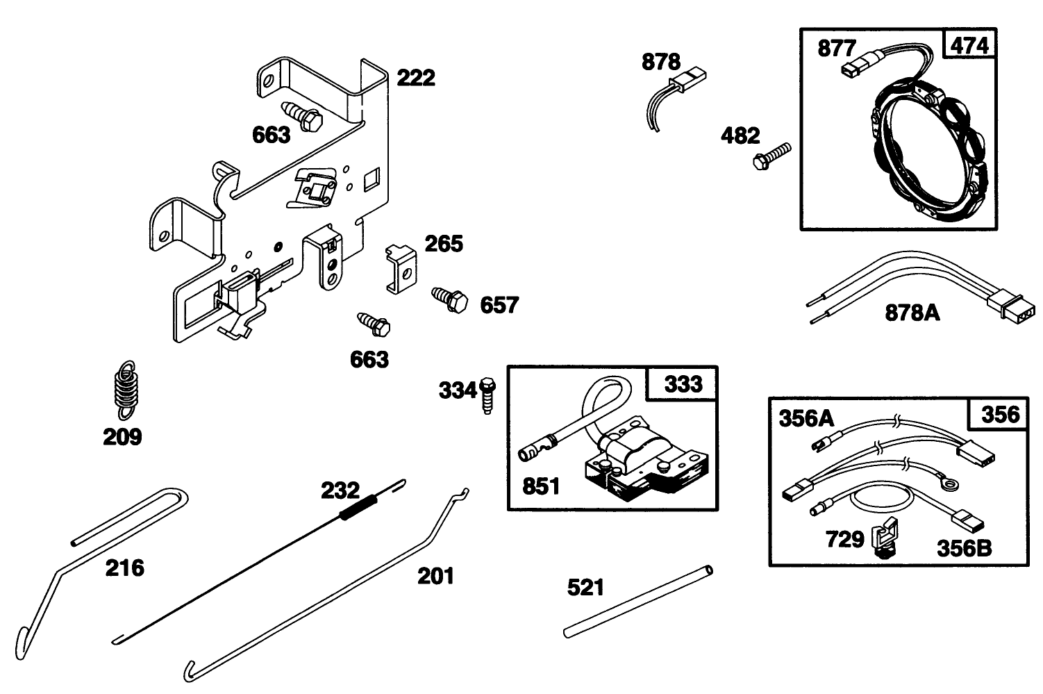 Engine Briggs & Stratton Model 28q777-0668-A1