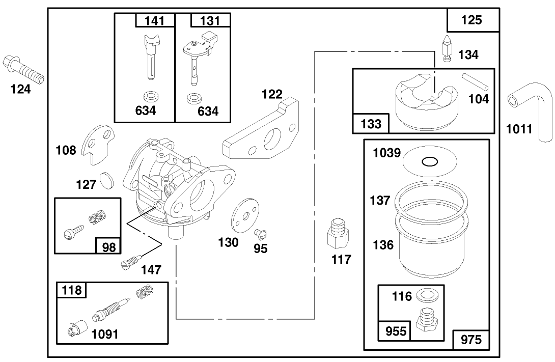 Engine Gts 150 (model No. 20475 Only)