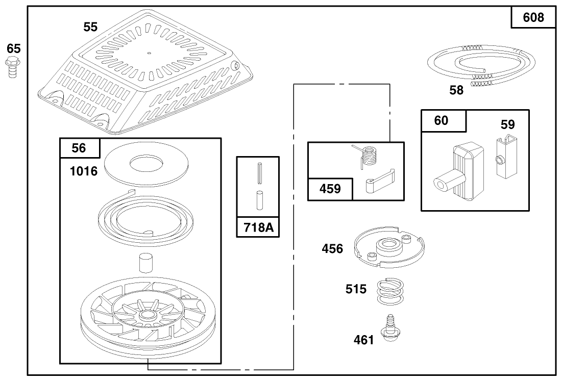Engine Gts 150 (model No. 20475 Only)