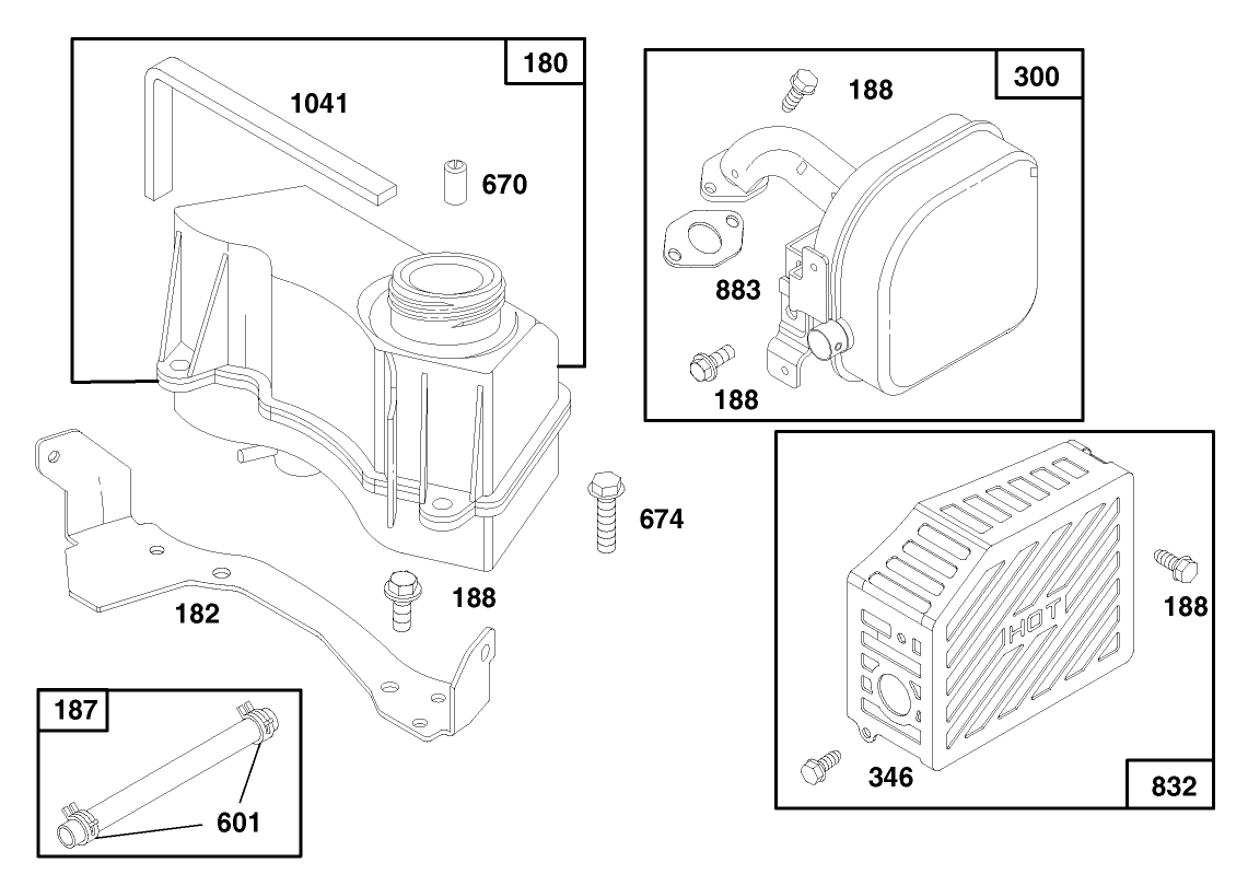Engine Gts 150 (model No. 20475 Only)