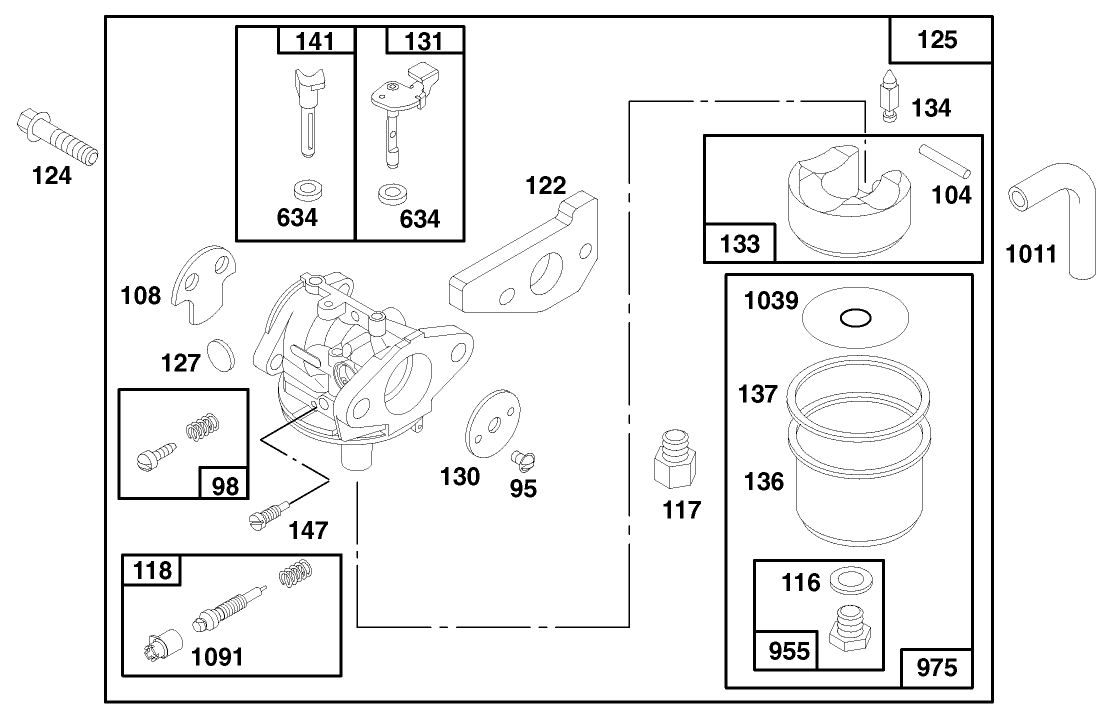 Engine Gts 150 (model No. 20476 Only)