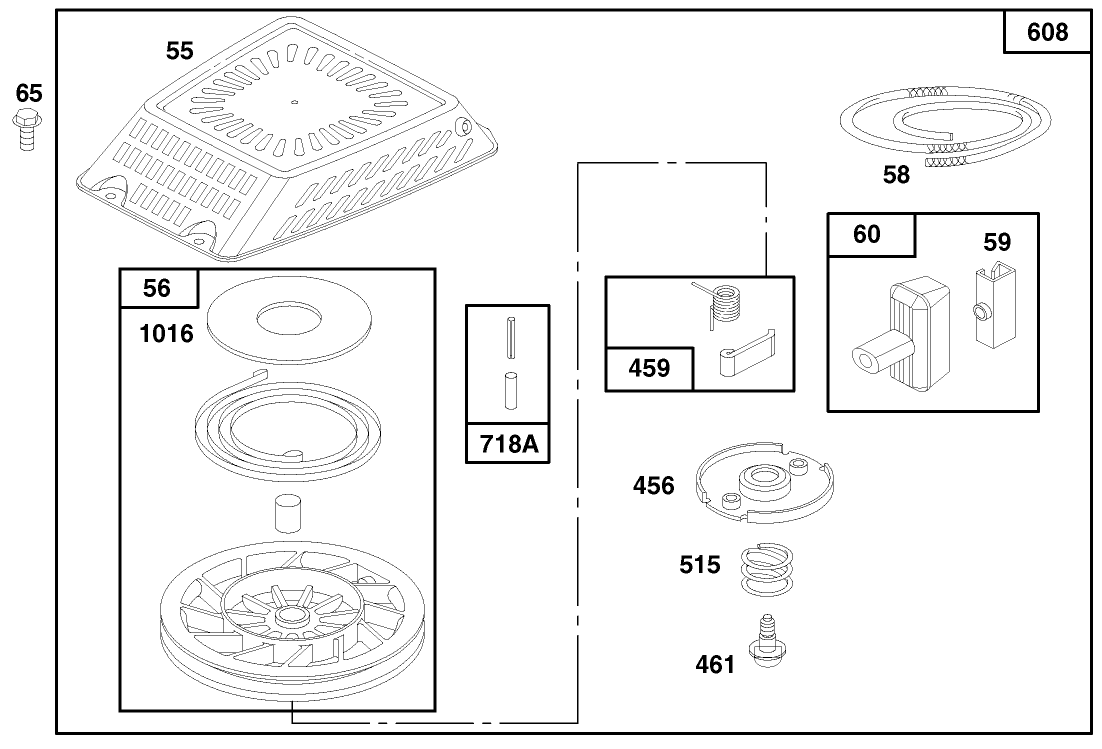Engine Gts 150 (model No. 20476 Only)
