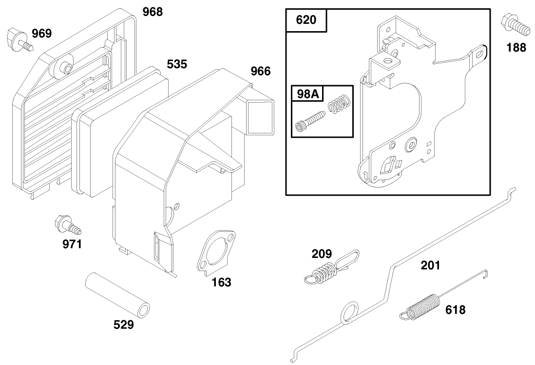 Engine Gts 150 (model No. 20476 Only)