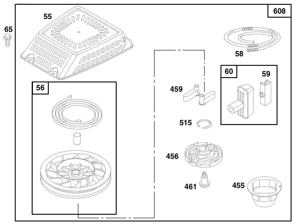Engine Gts 150 (model No. 20476 Only)