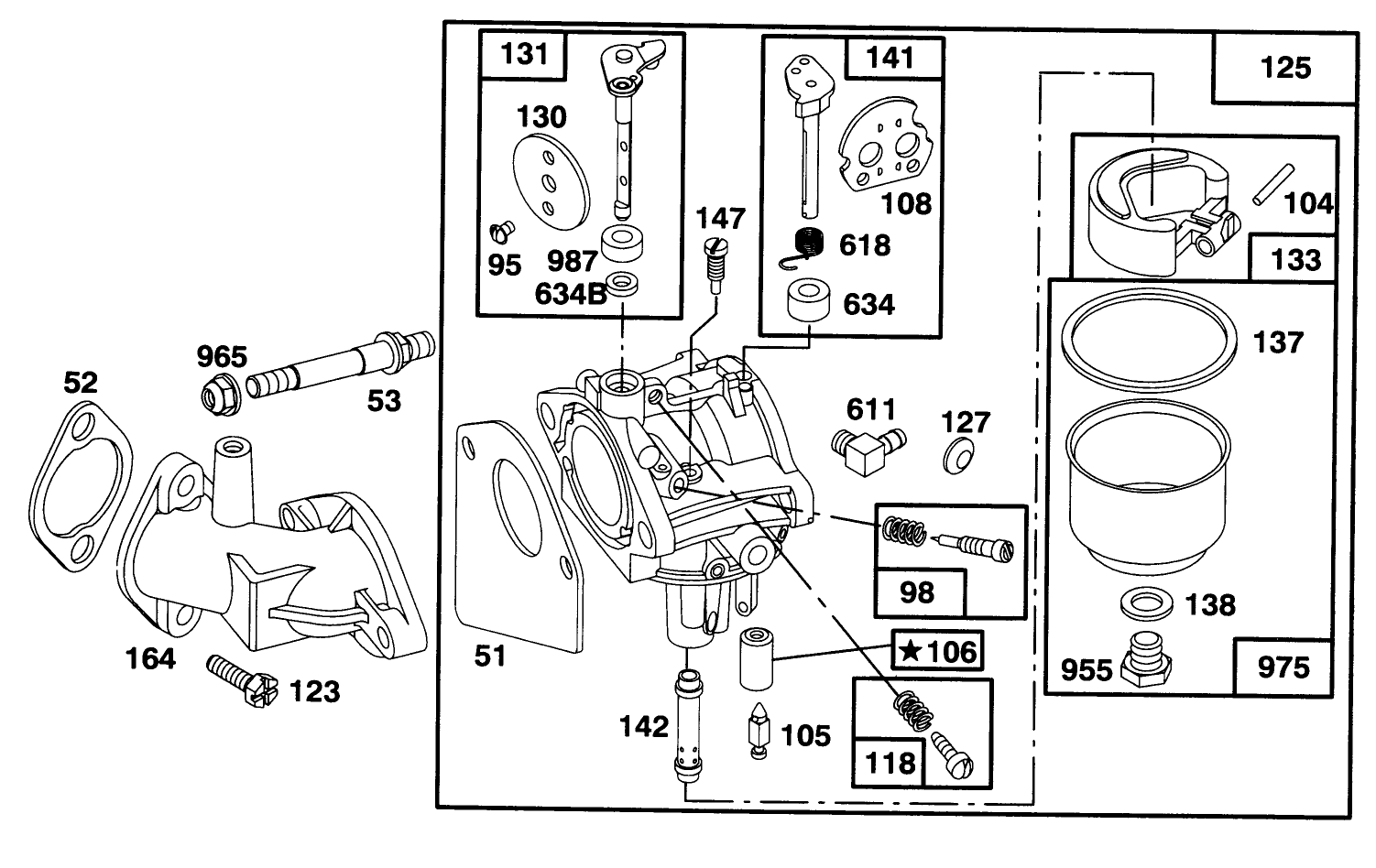 Engine Briggs & Stratton Model 283707-0156-01