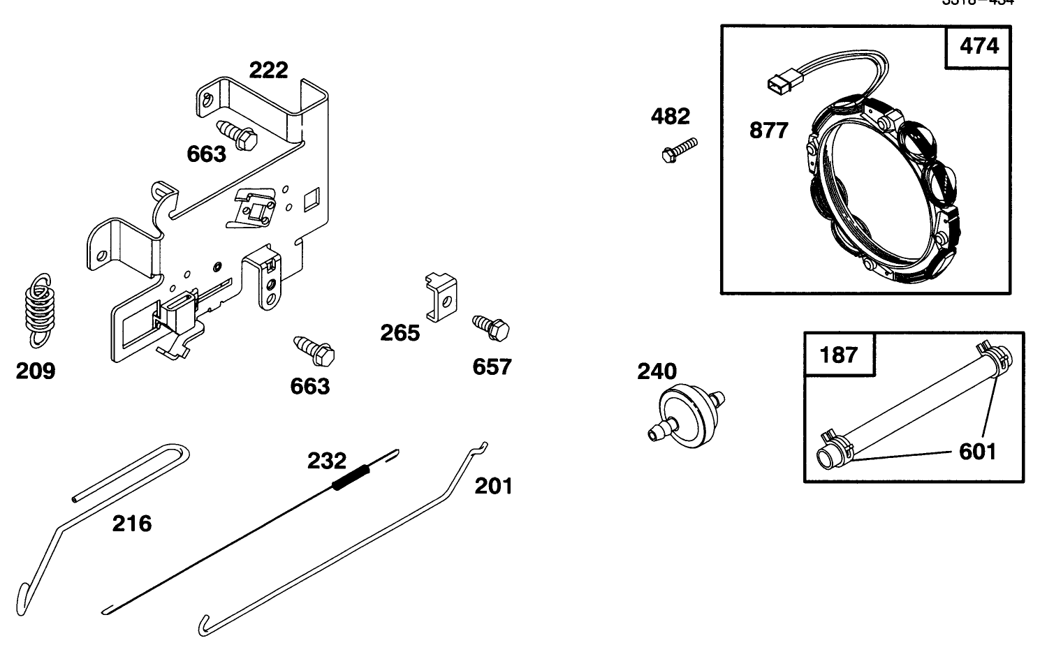 Engine Briggs & Stratton Model 283707-0156-01
